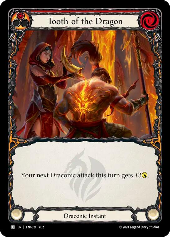 Tooth of the Dragon (Red) [FNG021] (The Hunted Fang Blitz Deck) | GnG Games
