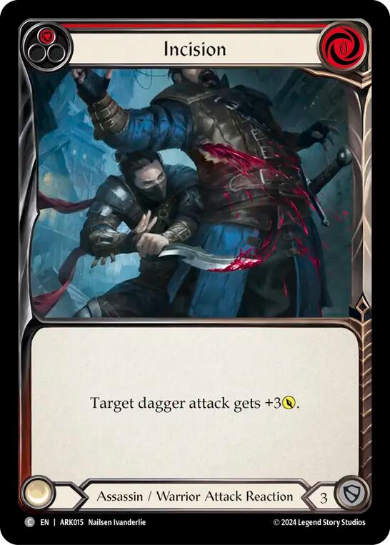 Incision (Red) [ARK015] (The Hunted Arakni Blitz Deck) | GnG Games