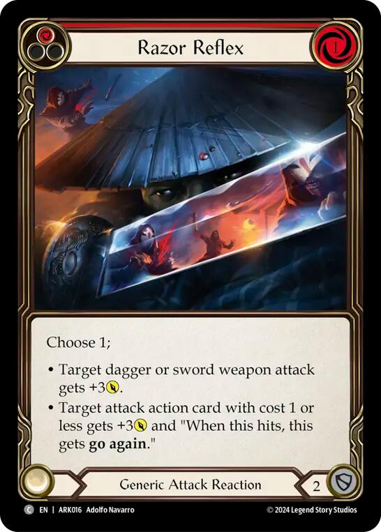 Razor Reflex (Red) [ARK016] (The Hunted Arakni Blitz Deck) | GnG Games