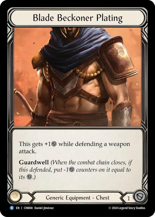 Blade Beckoner Plating [CIN004] (The Hunted Cindra Blitz Deck) | GnG Games