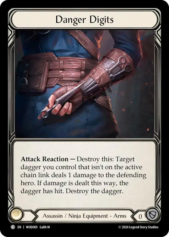 Danger Digits [WOD005] (The Hunted Arakni, Web of Deceit Blitz Deck) | GnG Games