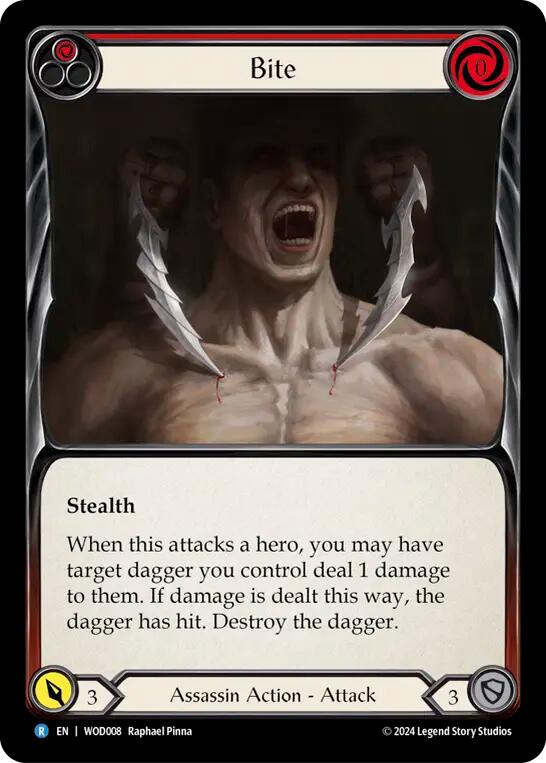 Bite (Red) [WOD008] (The Hunted Arakni, Web of Deceit Blitz Deck) | GnG Games
