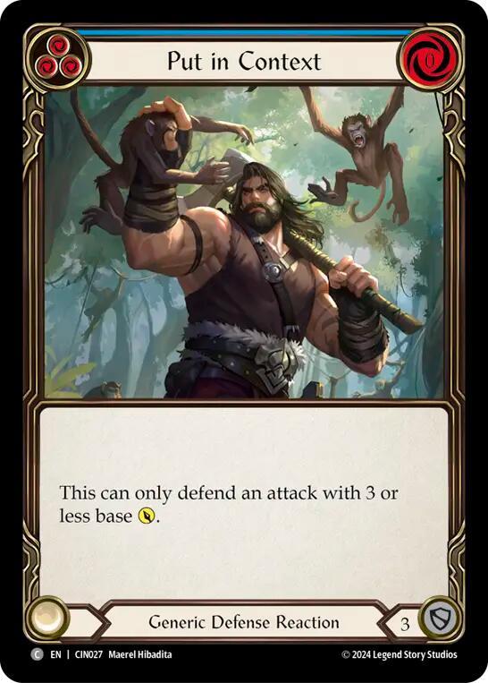 Put in Context (Blue) [CIN027] (The Hunted Cindra Blitz Deck) | GnG Games