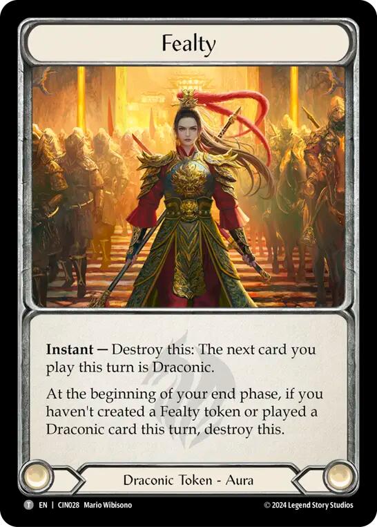 Fealty [CIN028 // CIN029] (The Hunted Cindra Blitz Deck) | GnG Games