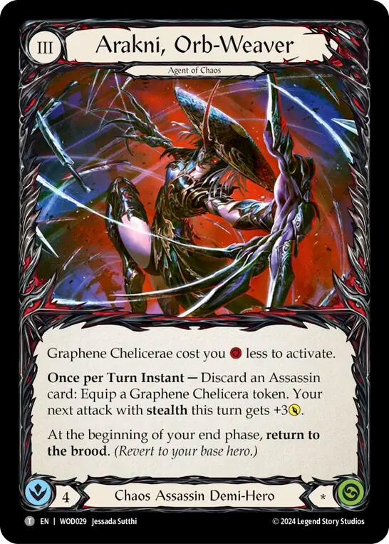 Arakni, Orb-Weaver [WOD029//WOD030] (The Hunted Arakni, Web of Deceit Blitz Deck) | GnG Games