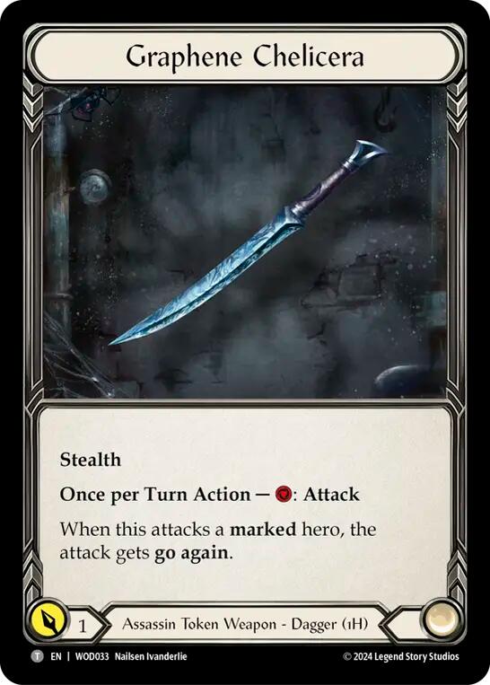 Graphene Chelicera [WOD033 // WOD034] (The Hunted Arakni, Web of Deceit Blitz Deck) | GnG Games