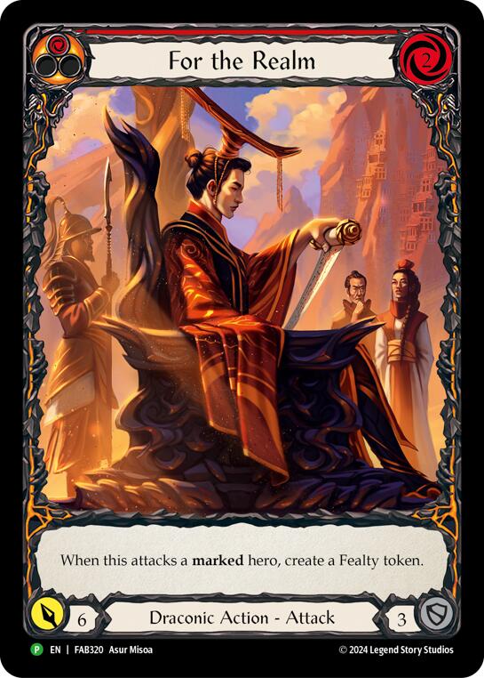 For the Realm [FAB320] (Promo)  Rainbow Foil | GnG Games