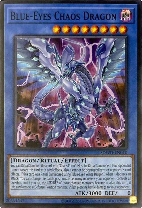 Blue-Eyes Chaos Dragon (Unlimited Misprint) [SDWD-EN010] Common | GnG Games