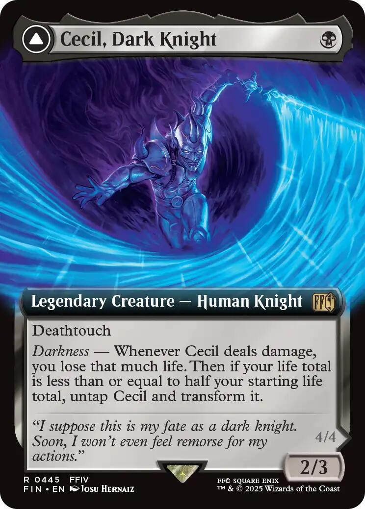 Cecil, Dark Knight // Cecil, Redeemed Paladin (Extended Art) [FINAL FANTASY] | GnG Games