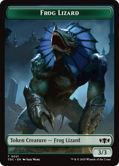 Frog Lizard // Dragon (0014) Double-Sided Token [Tarkir: Dragonstorm Commander Tokens] | GnG Games