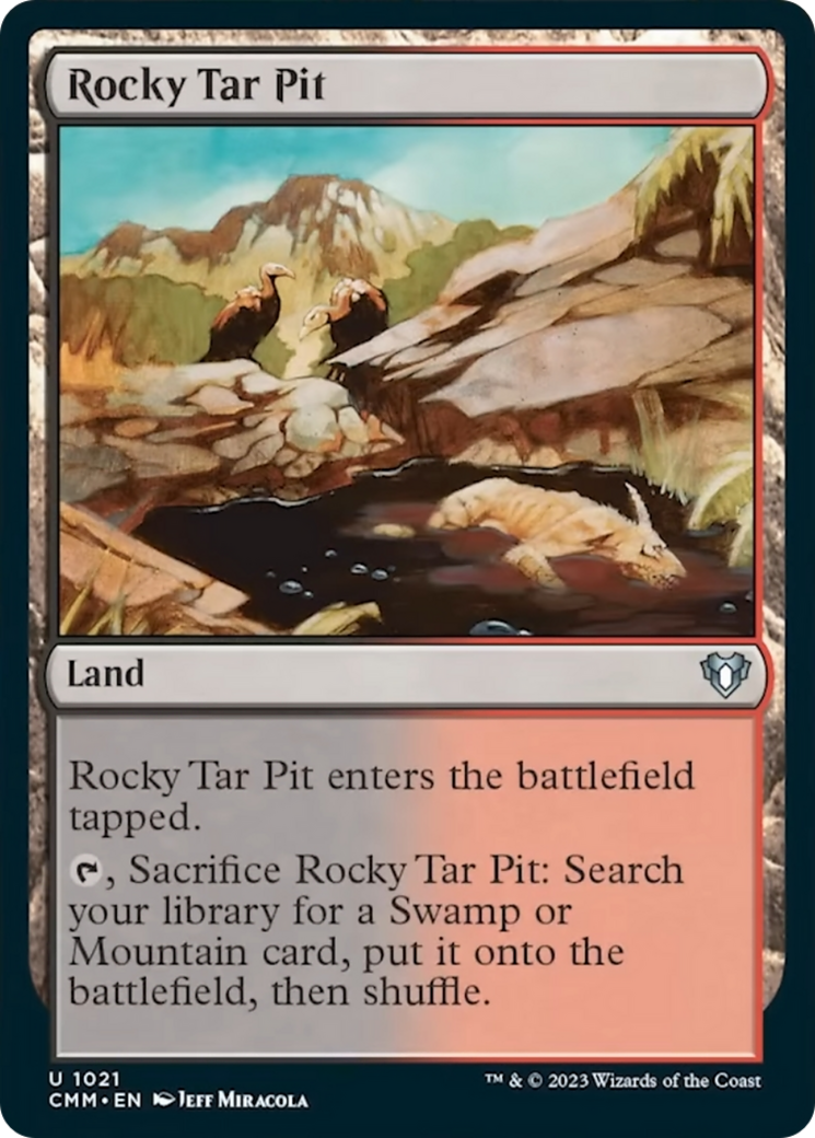 Rocky Tar Pit [Commander Masters] | GnG Games