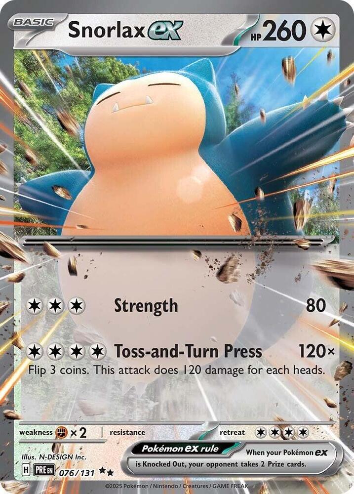 Snorlax ex (076/131) [Scarlet & Violet: Prismatic Evolutions] | GnG Games