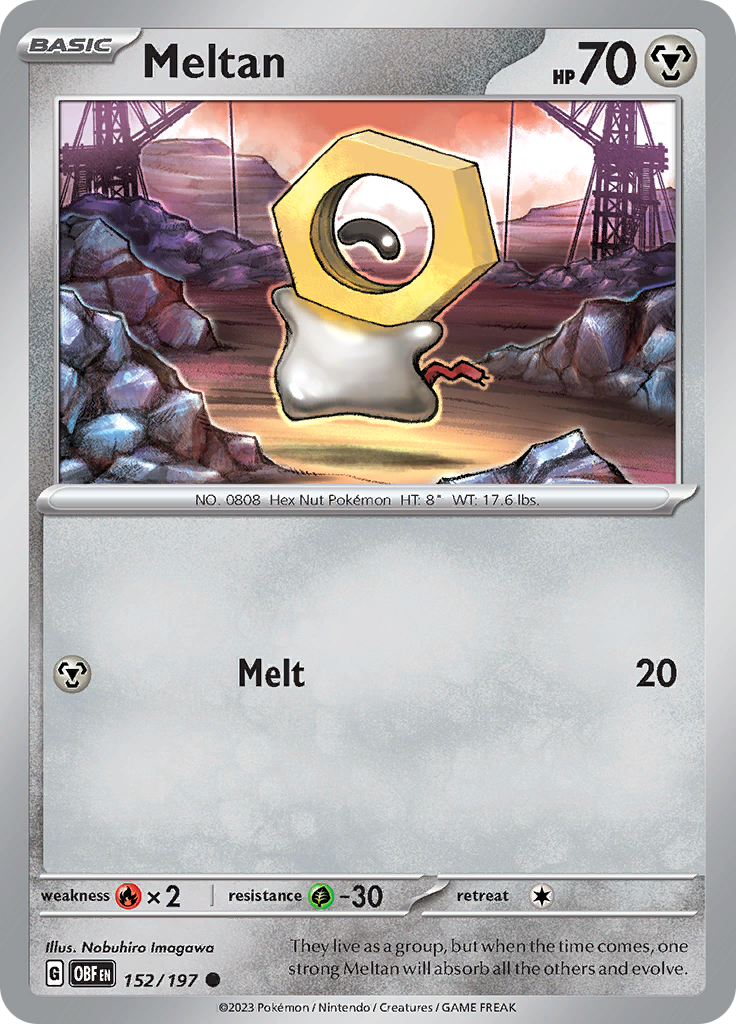 Meltan (152/197) [Scarlet & Violet: Obsidian Flames] | GnG Games