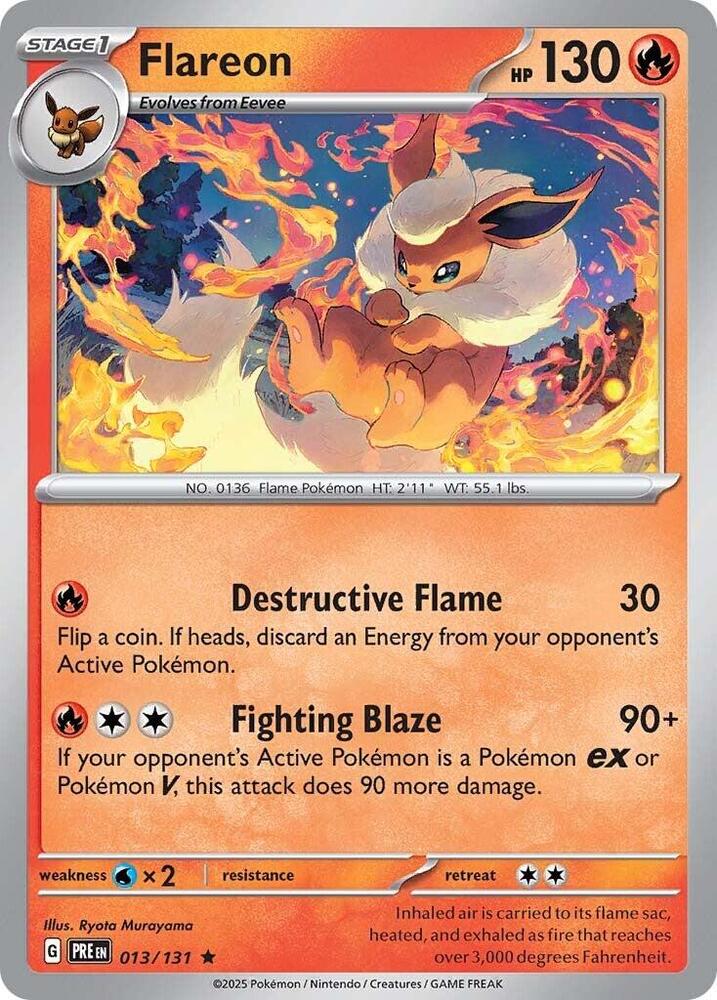 Flareon (013/131) [Scarlet & Violet: Prismatic Evolutions] | GnG Games