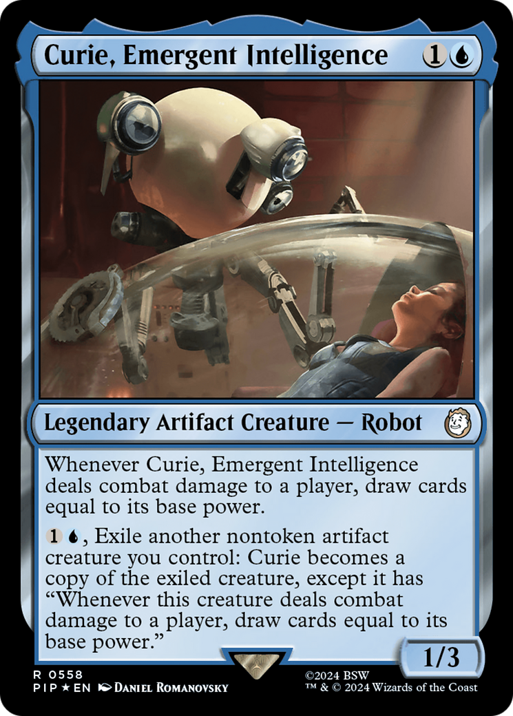 Curie, Emergent Intelligence (Surge Foil) [Fallout] | GnG Games