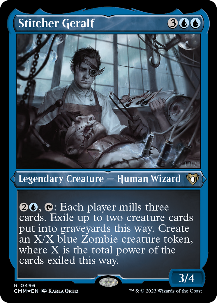 Stitcher Geralf (Foil Etched) [Commander Masters] | GnG Games
