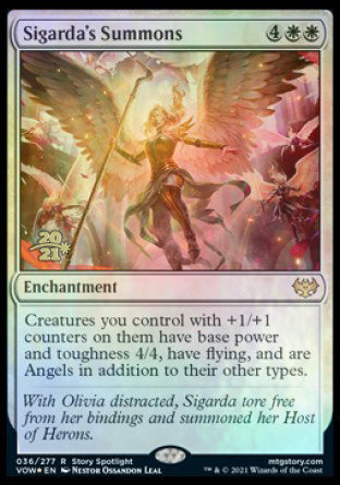 Sigarda's Summons [Innistrad: Crimson Vow Prerelease Promos] | GnG Games