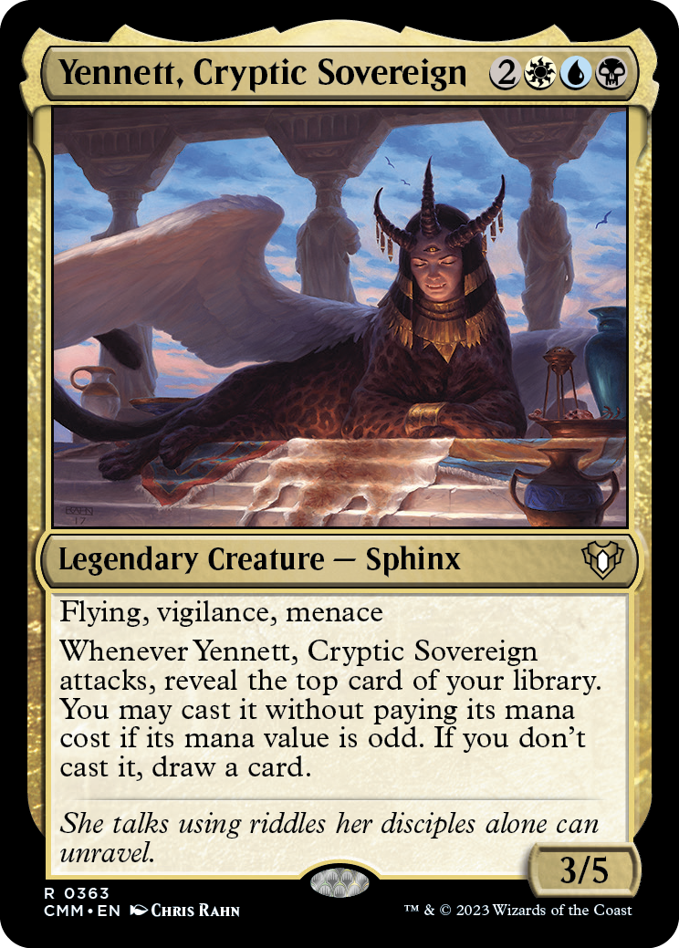 Yennett, Cryptic Sovereign [Commander Masters] | GnG Games