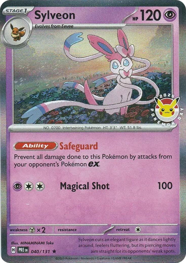 Sylveon (040/131) (Pokemon Day) [Scarlet & Violet: Prismatic Evolutions] | GnG Games