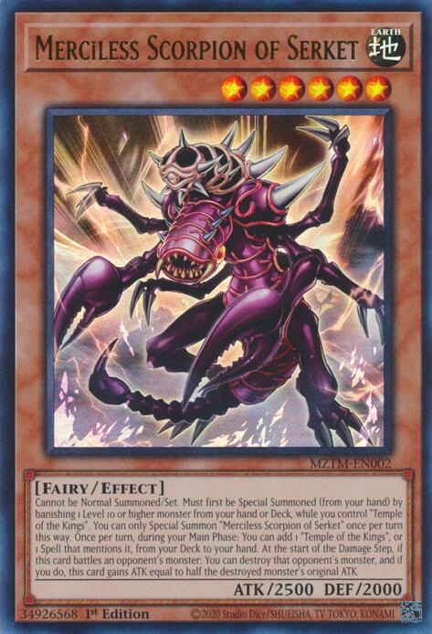 Merciless Scorpion of Serket [MZTM-EN002] Ultra Rare | GnG Games