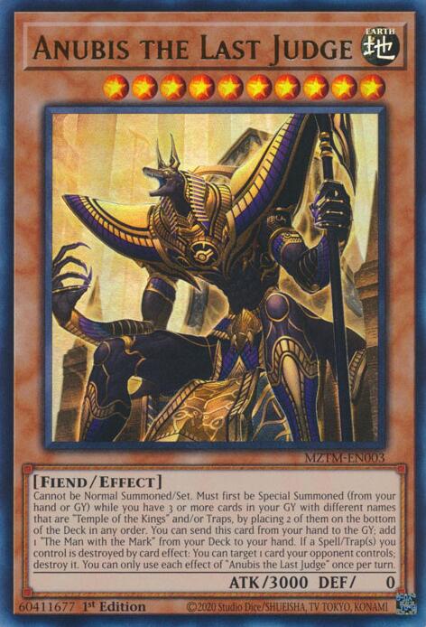 Anubis the Last Judge [MZTM-EN003] Ultra Rare | GnG Games