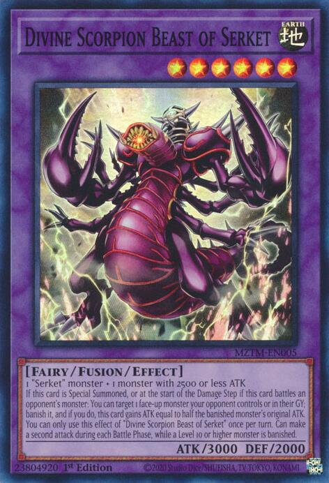 Divine Scorpion Beast of Serket [MZTM-EN005] Super Rare | GnG Games
