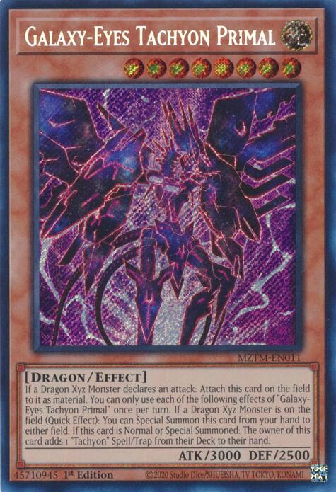 Galaxy-Eyes Tachyon Primal [MZTM-EN011] Secret Rare | GnG Games