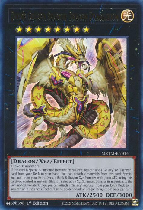Divine Golden Shadow Dragon Dragluxion [MZTM-EN014] Ultra Rare | GnG Games