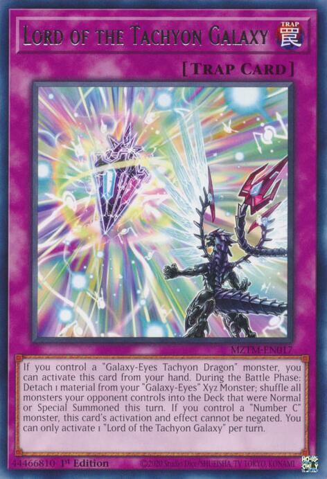 Lord of the Tachyon Galaxy [MZTM-EN017] Rare | GnG Games
