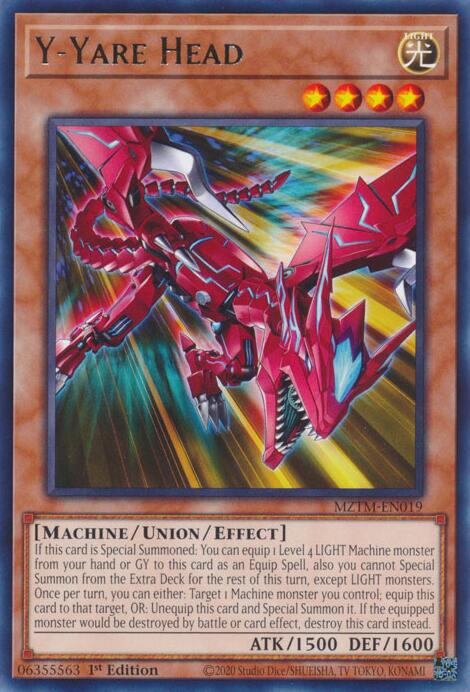 Y-Yare Head [MZTM-EN019] Rare | GnG Games