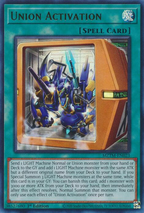 Union Activation [MZTM-EN023] Ultra Rare | GnG Games