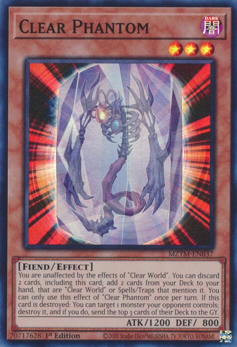 Clear Phantom [MZTM-EN037] Super Rare | GnG Games