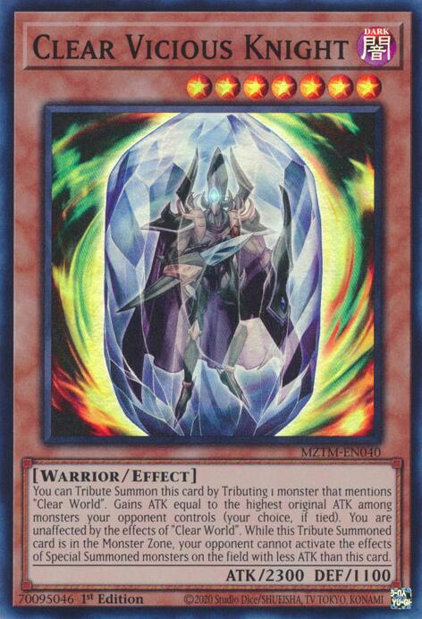Clear Vicious Knight [MZTM-EN040] Super Rare | GnG Games