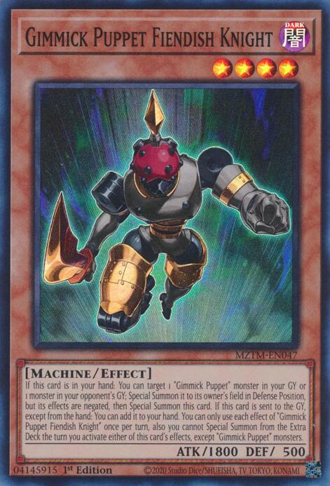 Gimmick Puppet Fiendish Knight [MZTM-EN047] Super Rare | GnG Games