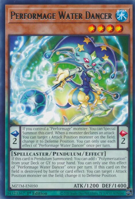 Performage Water Dancer [MZTM-EN050] Rare | GnG Games