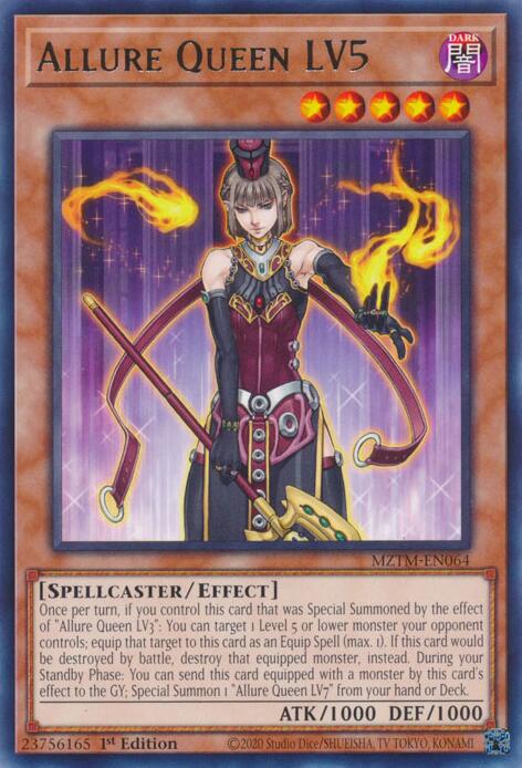 Allure Queen LV5 [MZTM-EN064] Rare | GnG Games