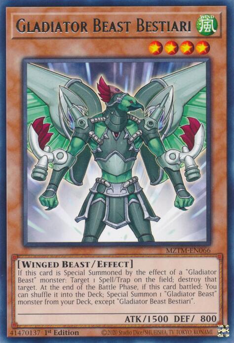 Gladiator Beast Bestiari [MZTM-EN066] Rare | GnG Games