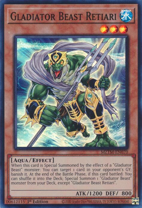Gladiator Beast Retiari [MZTM-EN070] Super Rare | GnG Games
