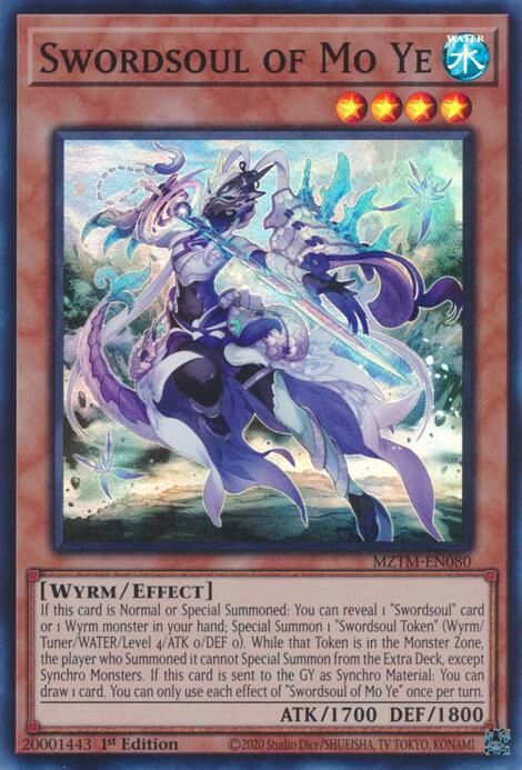Swordsoul of Mo Ye [MZTM-EN080] Super Rare | GnG Games