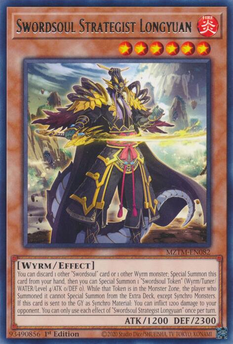 Swordsoul Strategist Longyuan [MZTM-EN082] Rare | GnG Games