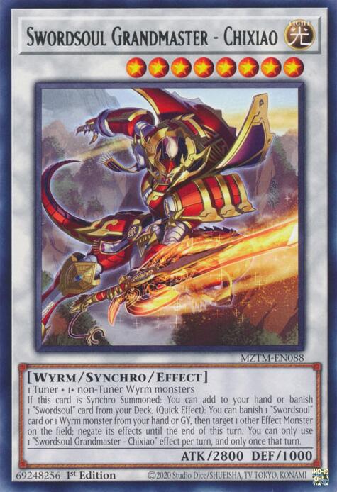 Swordsoul Grandmaster - Chixiao [MZTM-EN088] Rare | GnG Games