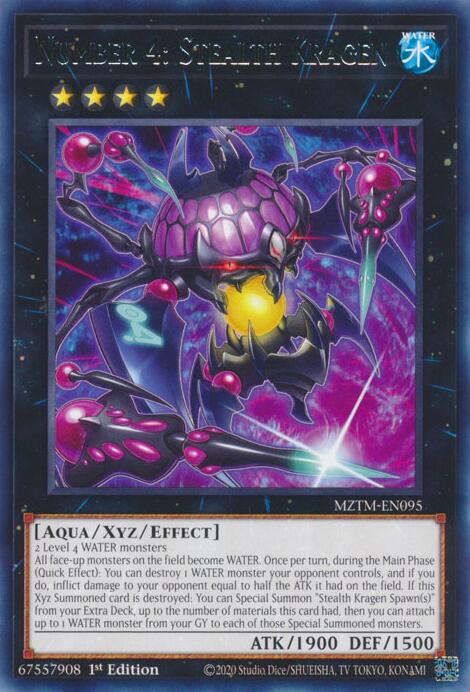Number 4: Stealth Kragen [MZTM-EN095] Rare | GnG Games