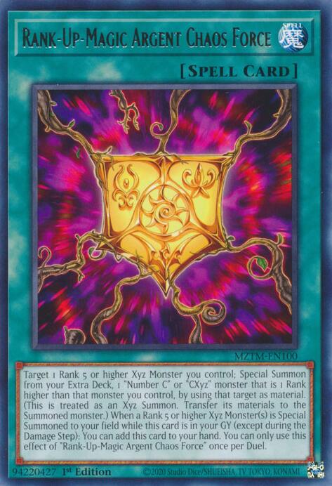 Rank-Up-Magic Argent Chaos Force [MZTM-EN100] Rare | GnG Games