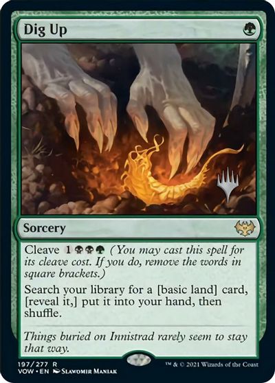 Dig Up (Promo Pack) [Innistrad: Crimson Vow Promos] | GnG Games