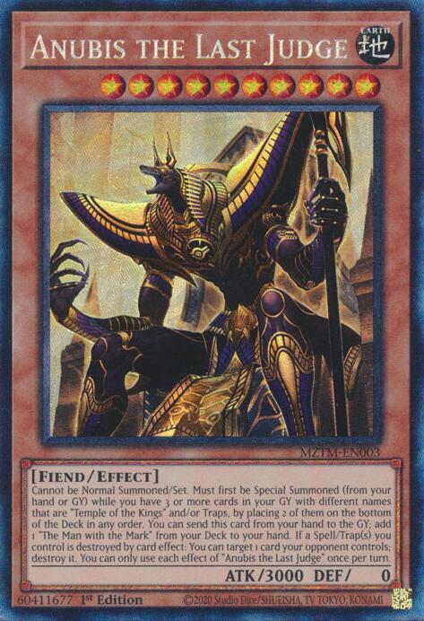 Anubis the Last Judge (Collector's Rare) [MZTM-EN003] Collector's Rare | GnG Games