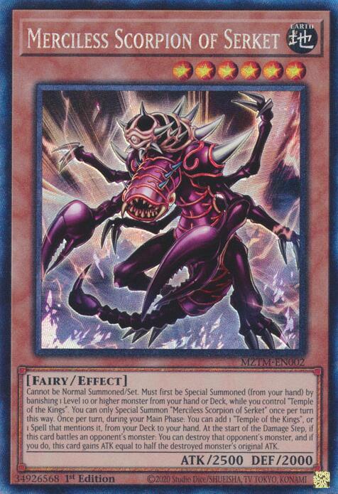 Merciless Scorpion of Serket (Collector's Rare) [MZTM-EN002] Ultra Rare | GnG Games