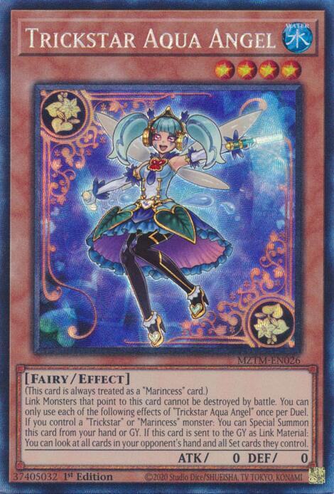 Trickstar Aqua Angel (Collector's Rare) [MZTM-EN026] Collector's Rare | GnG Games