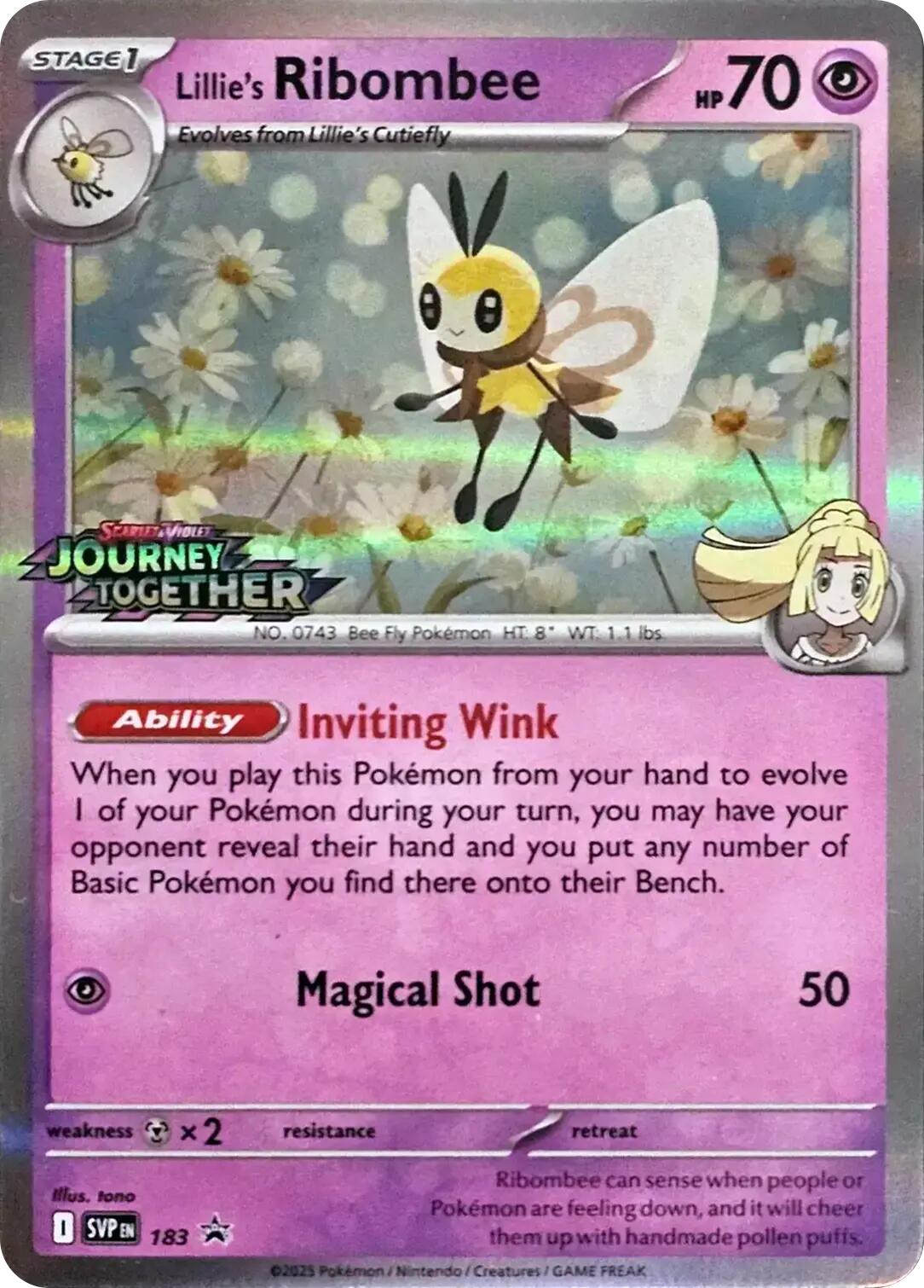 Lillie's Ribombee (183) [Scarlet & Violet: Black Star Promos] | GnG Games