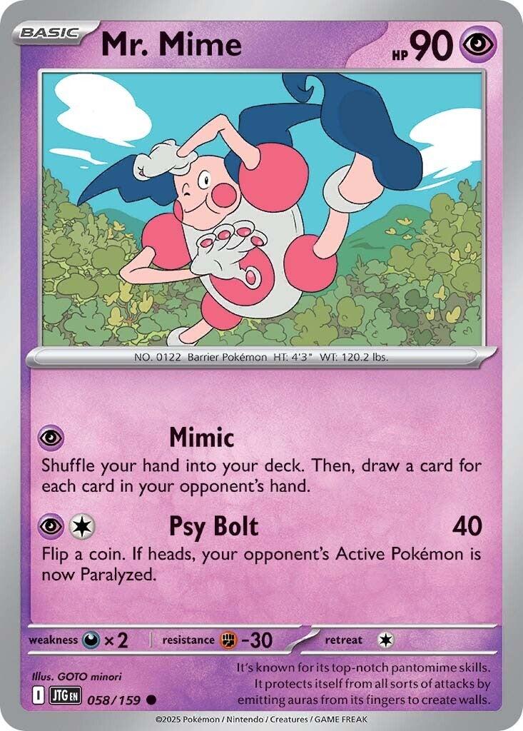 Mr. Mime (058/159) [Scarlet & Violet: Journey Together] | GnG Games