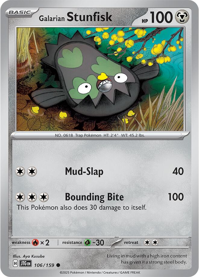 Galarian Stunfisk (106/159) [Scarlet & Violet: Journey Together] | GnG Games